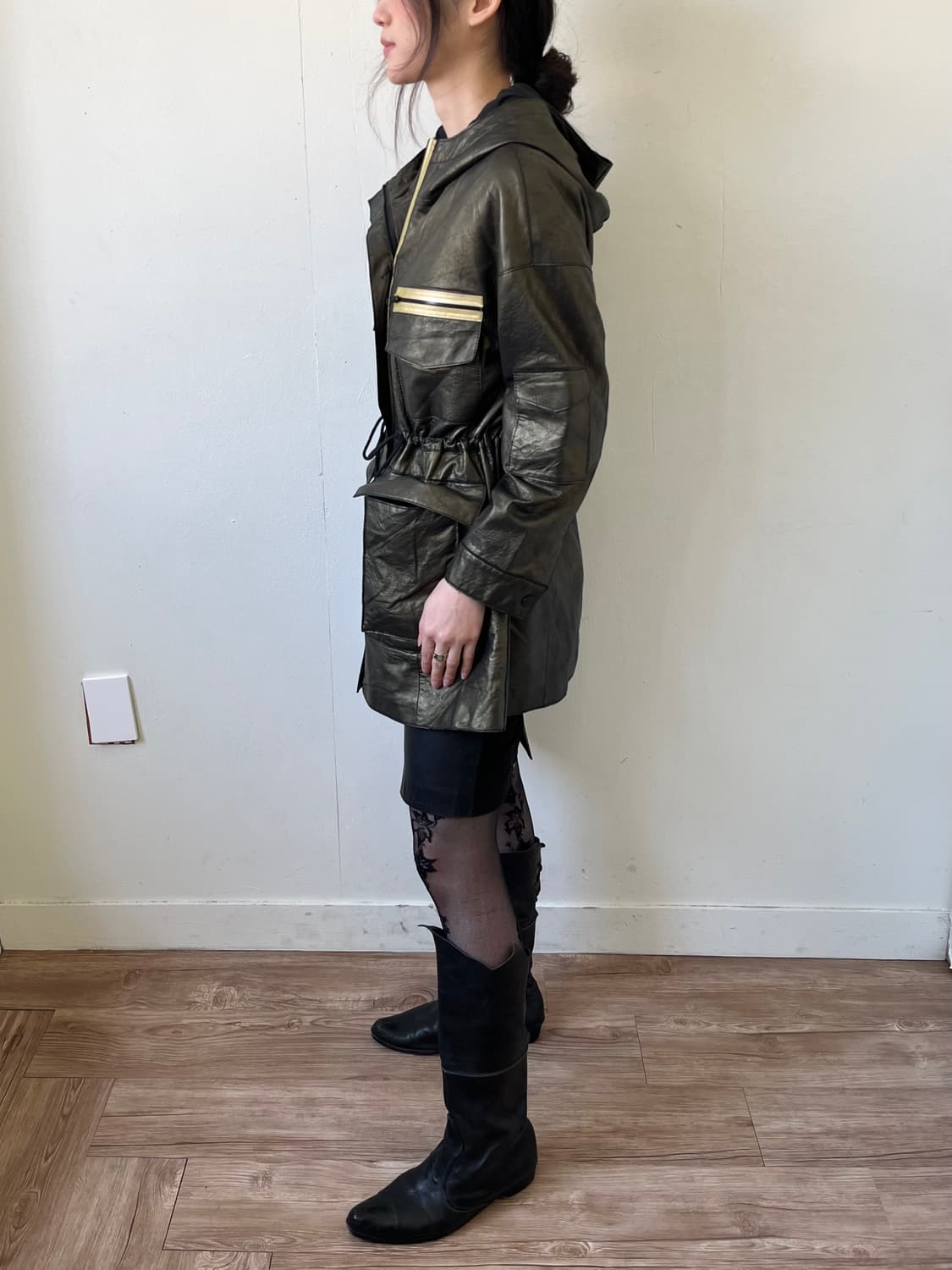 Max Cartizio 레더 후드자켓 상품이미지9