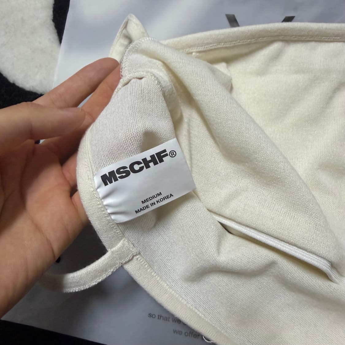 미스치프 로즈 뷔스티에 탑 (새상품) M 상품이미지5