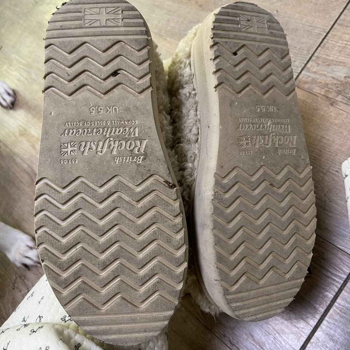 (250) 락피쉬 컬리 퍼 부츠 숏 베이지 상품이미지6