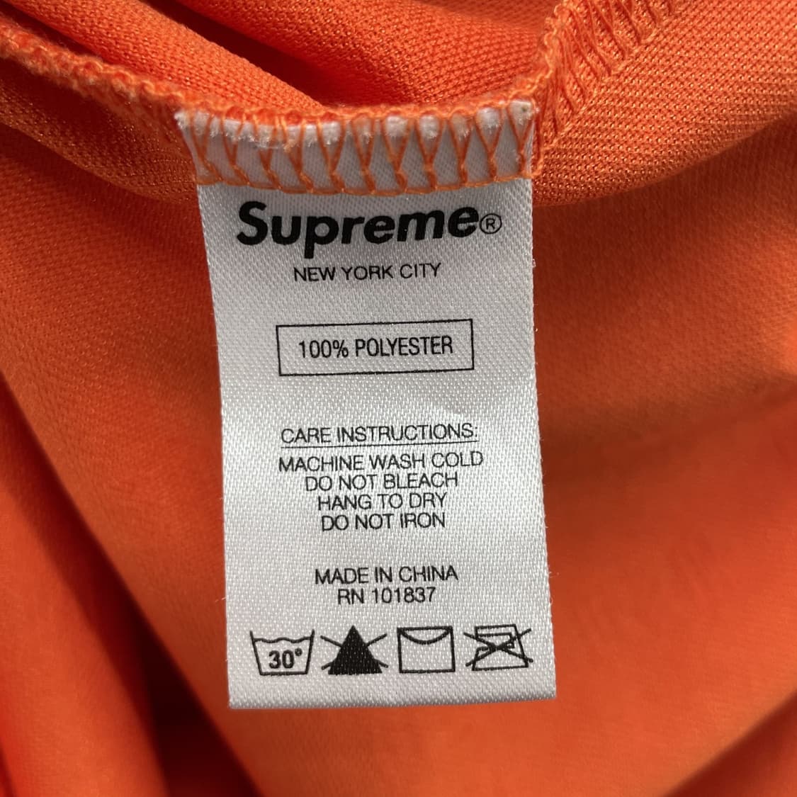 19SS 슈프림 하이스트 스탠다드 애슬레틱 S/S 탑 반팔 티셔츠 오렌지 상품이미지4