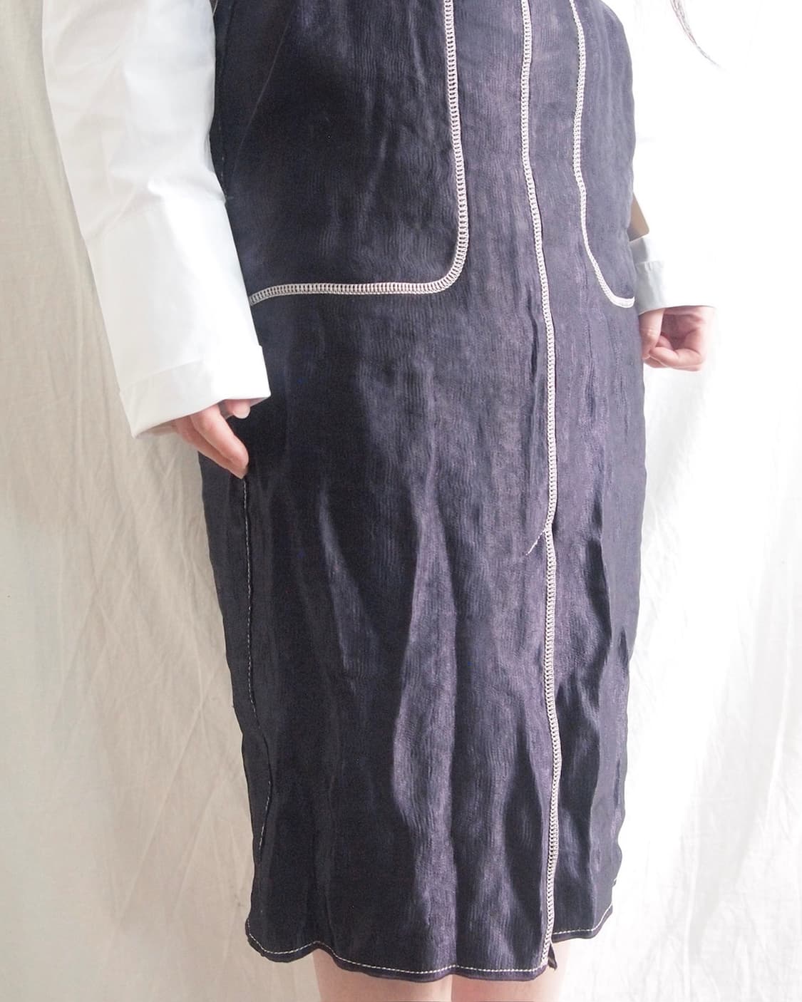 랑방 15ss 퍼플 미디스커트 상품이미지4