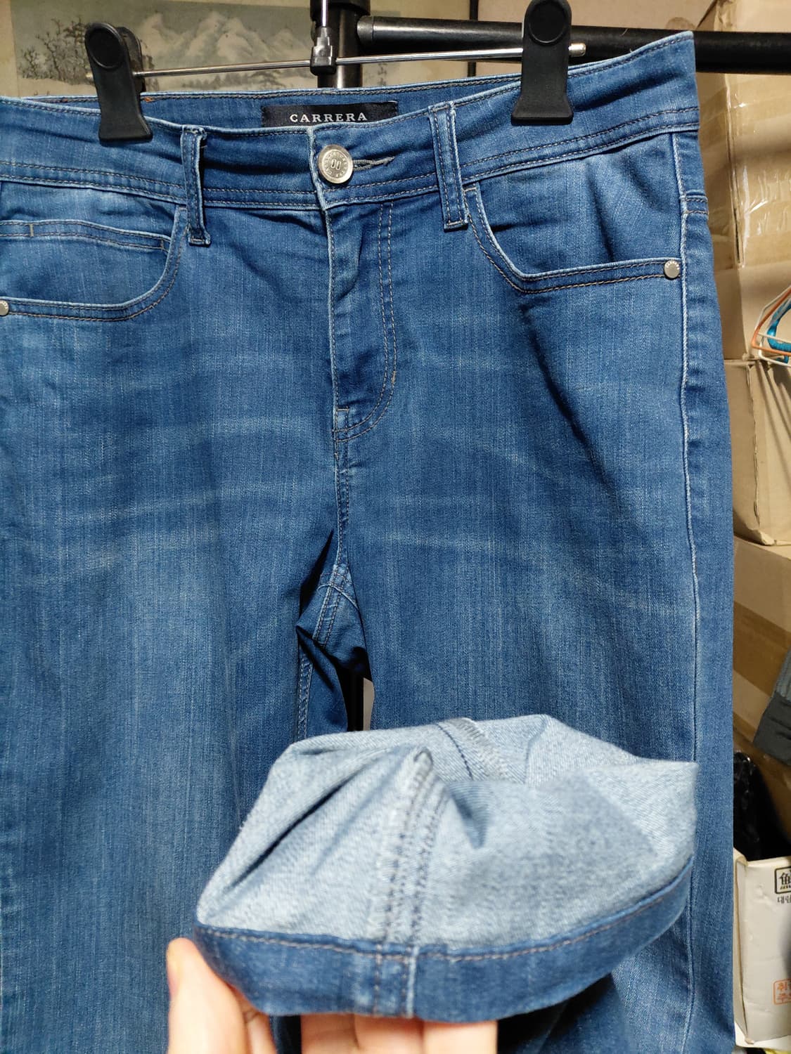 [까레라] 춘하용(봄,여름)데님 청바지 32사이즈  상품이미지10
