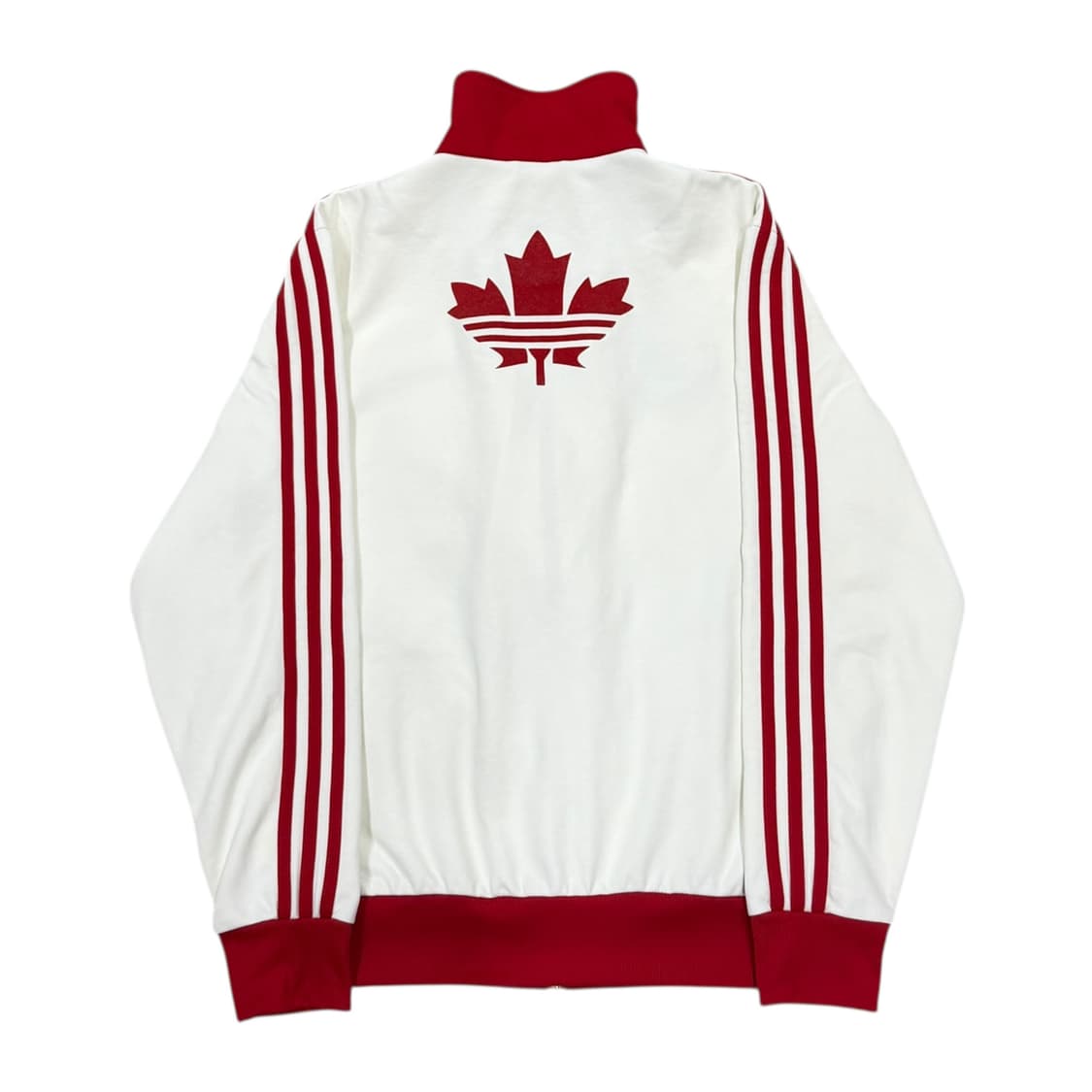 아디다스 빈티지 캐나다 화이트 레드 흰빨 트랙탑 져지 자켓 L 100 상품이미지3