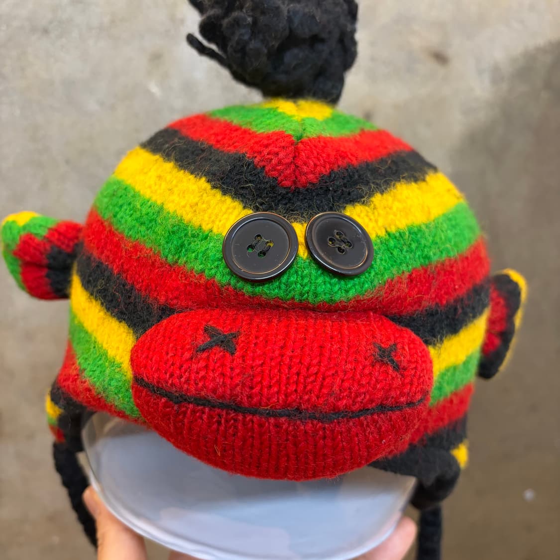 USA 빈티지 라스타삭스 귀마게 니트모자 니트 비니 상품이미지3