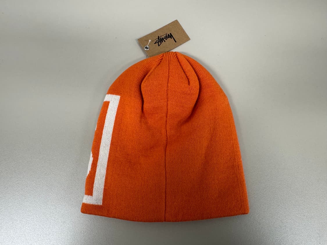 STUSSY 스투시 SS 링크 스컬캡 비니 오렌지 상품이미지2