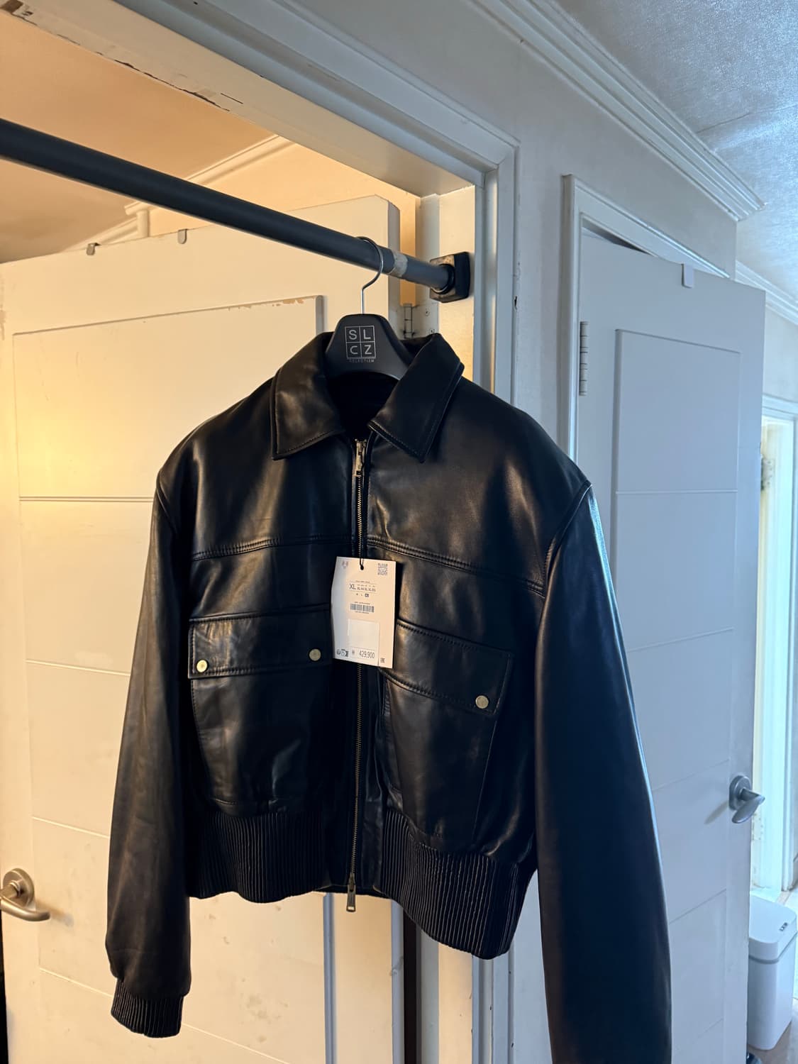 자라 윌리차바리아 나파 레더 자켓 XL 상품이미지1