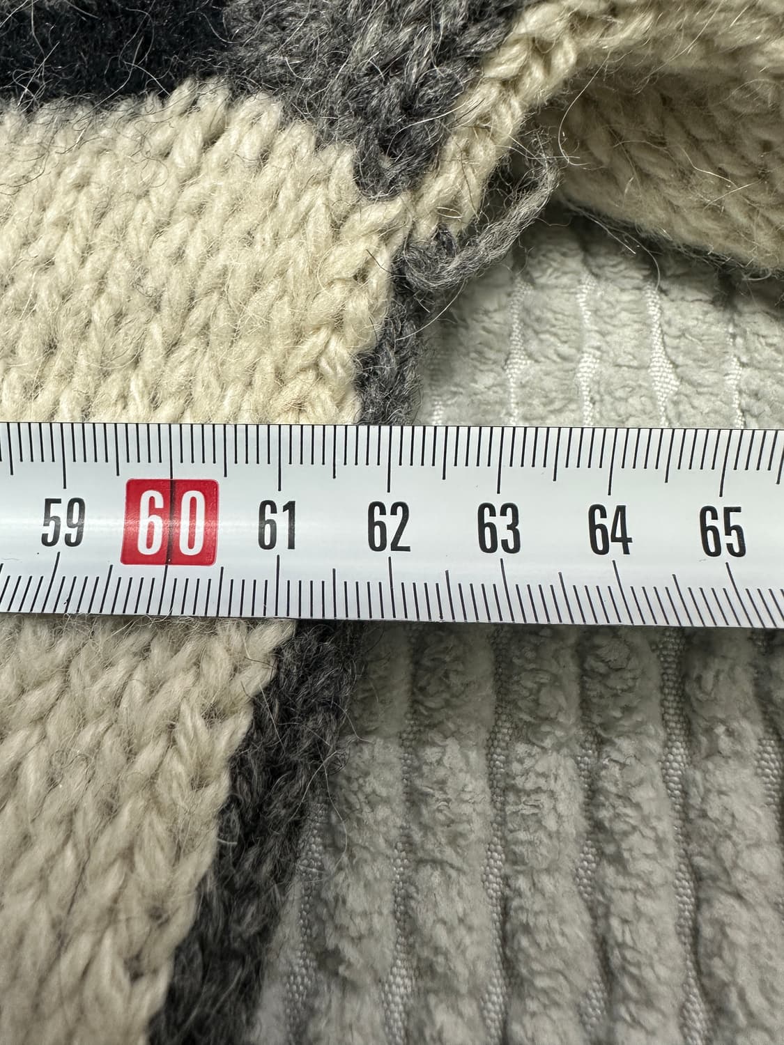 핸드메이드 패턴 VTG 니트 상품이미지4