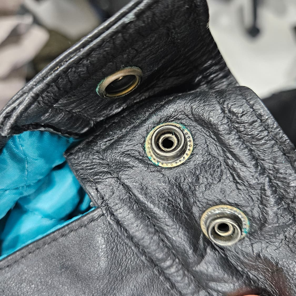 빈티지 프로플레이어 NFL 마이애미돌핀스 레더자켓 상품이미지3