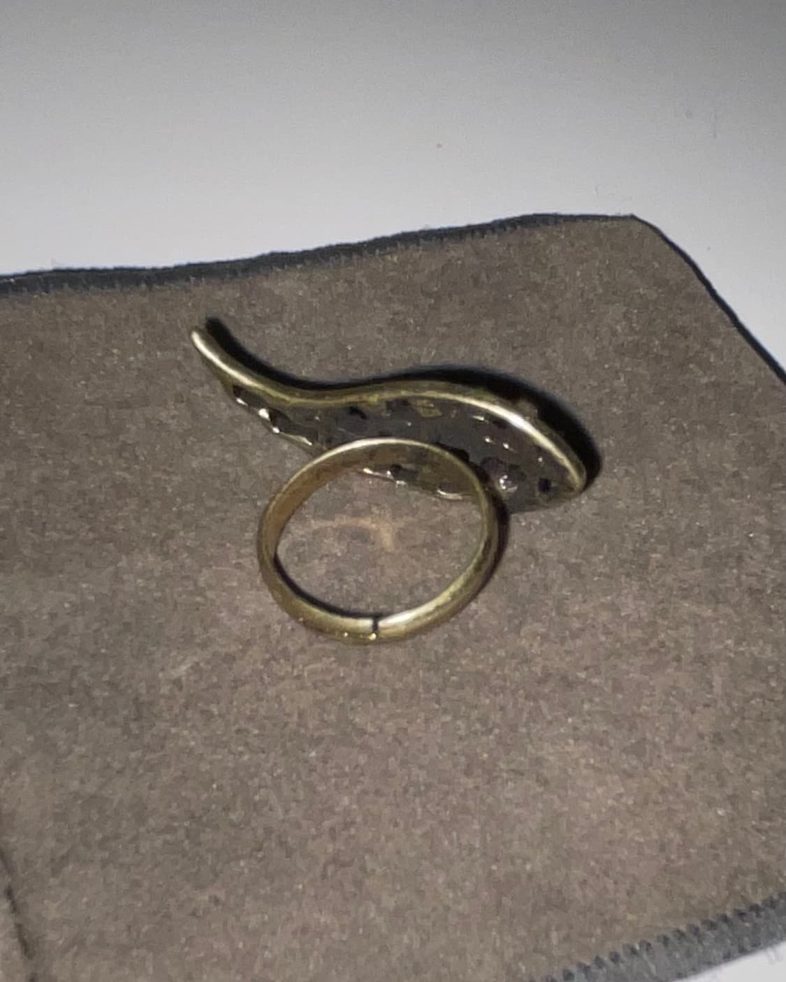 빈티지 날개 큐빅 반지  상품이미지2