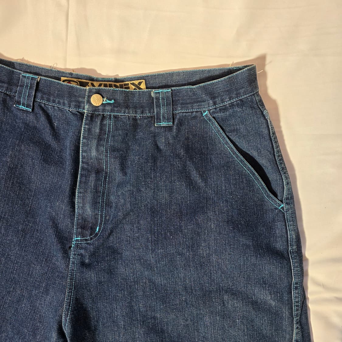 [40]아비렉스 버뮤다 데님 쇼츠 반바지 상품이미지4