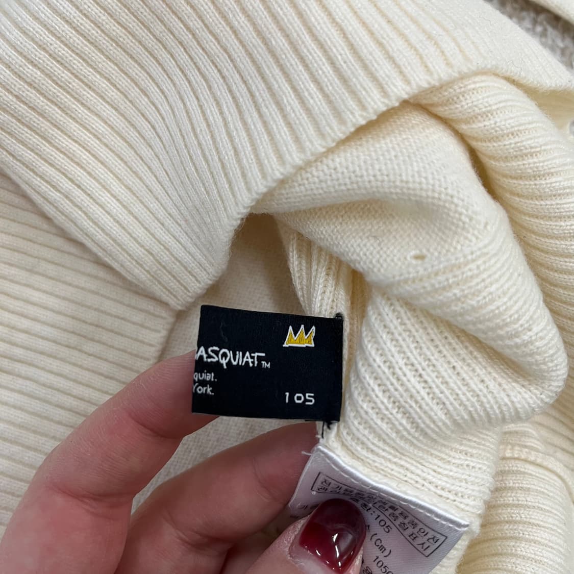 [105] 장미셸바스키아 터틀넥 니트 스웨터 0119M1 상품이미지3