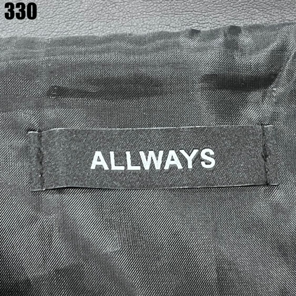 올웨이즈 배색 레더 자켓  상품이미지2