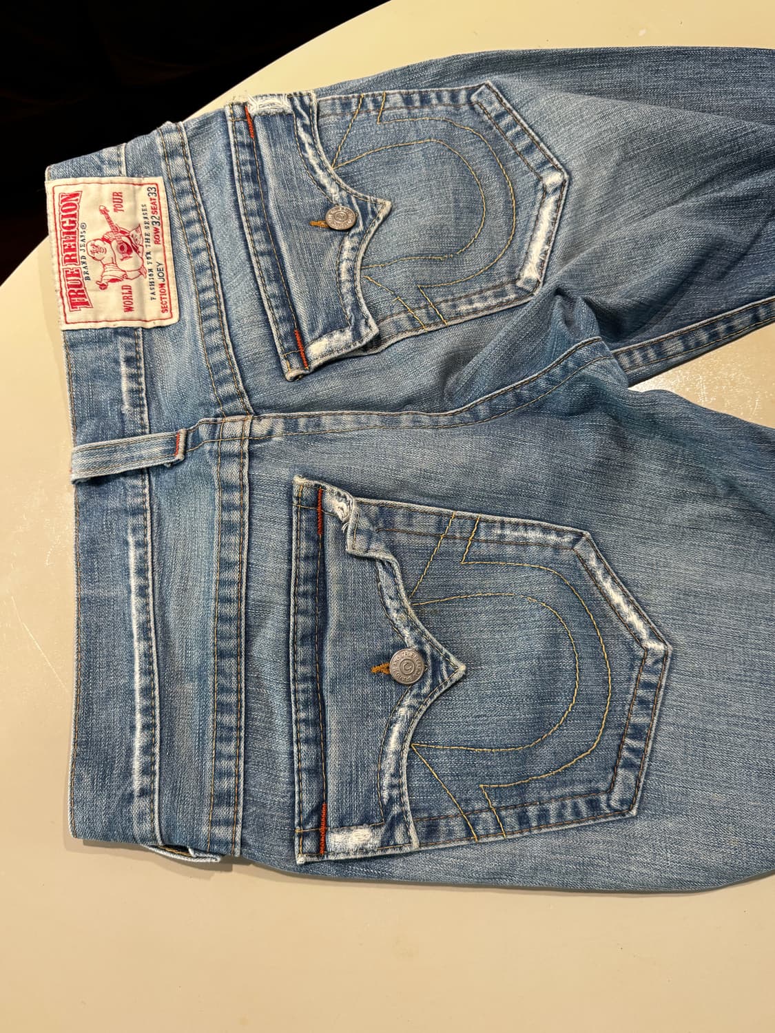 트루릴리젼 조이 투어 데미지 워싱 청바지 32 상품이미지3