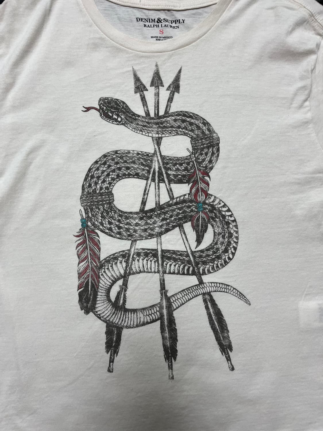 Denim & supply snake graphic Tee 상품이미지2