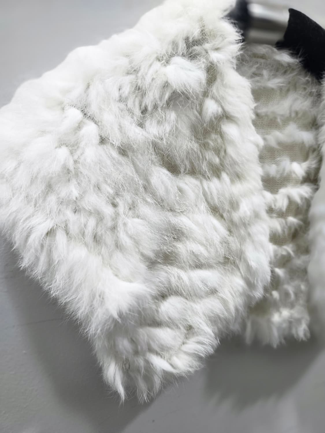 화이트 레빗퍼 숄 볼레로 상품이미지2