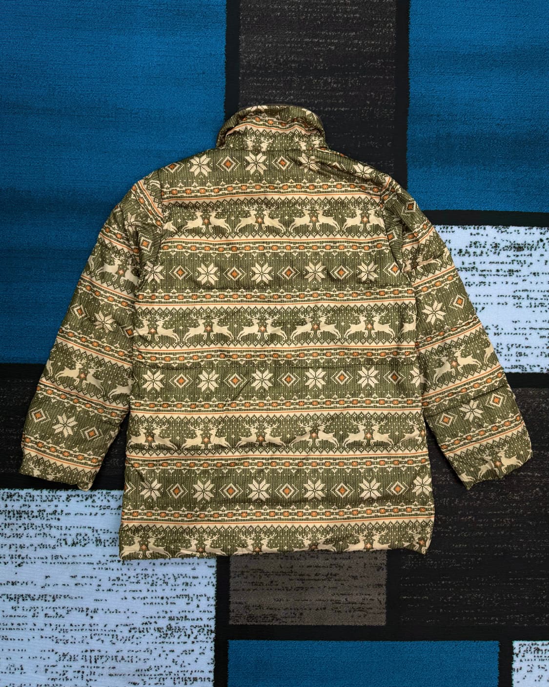 빈티지 노르딕 패턴 자켓 상품이미지4