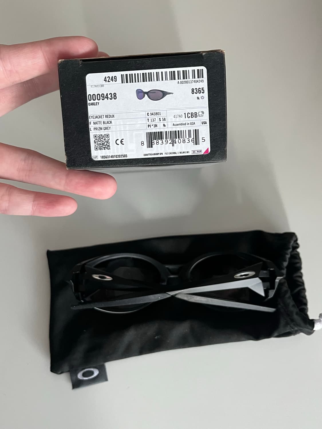 오클리 아이자켓 리덕스 블랙 상품이미지1