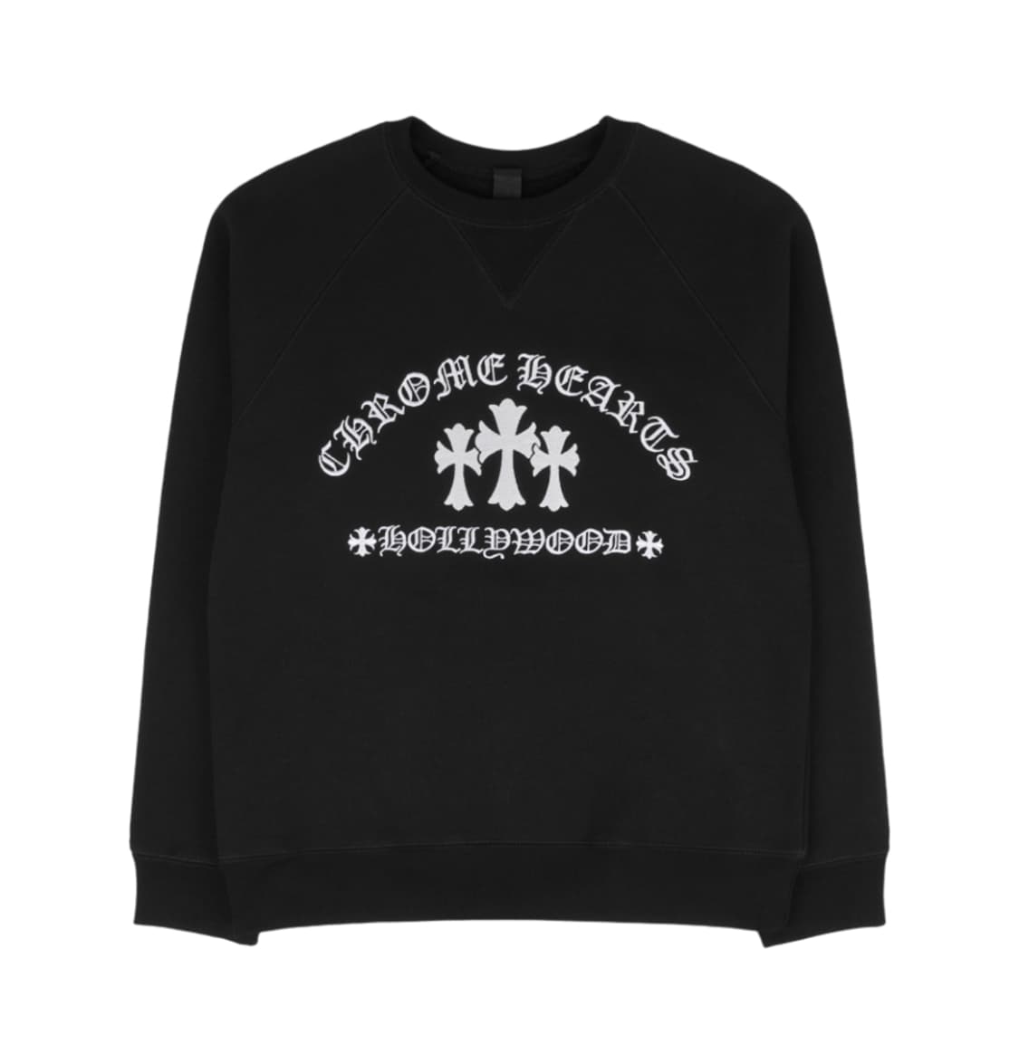 [M] 크롬하츠 세메터리 헐리우드 맨투맨 블랙 상품이미지1