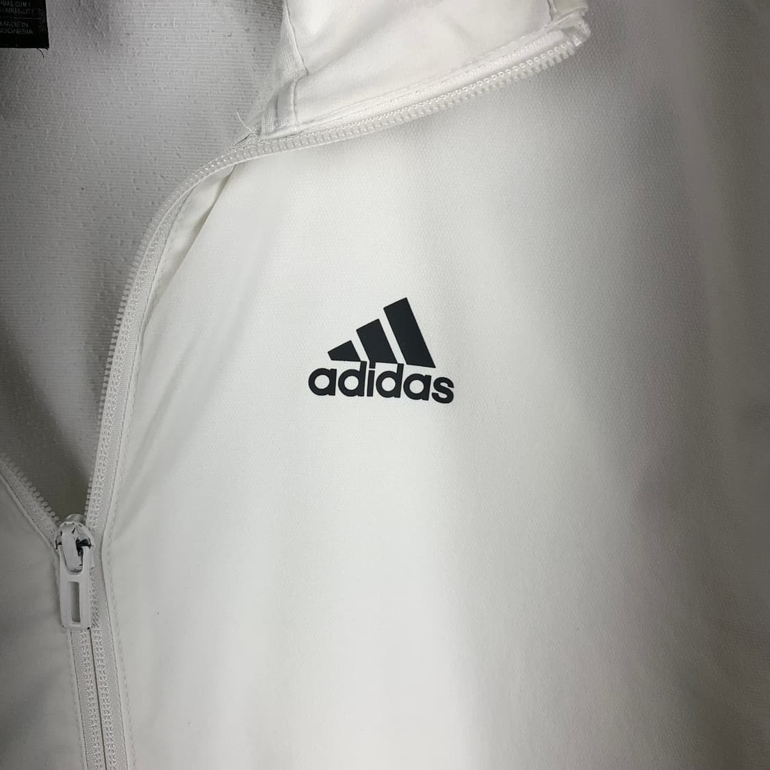 아디다스 사이드라인 화이트 바람막이 상품이미지4