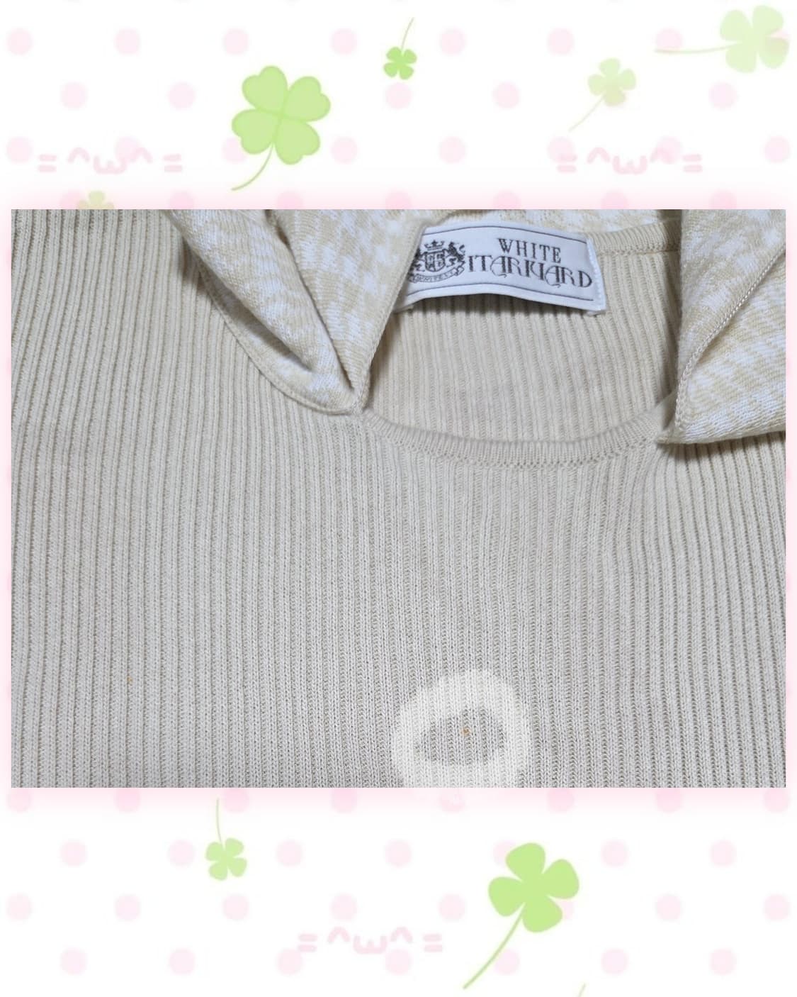 WHITE ITARIYARD 아이보리 타이 롱슬리브 티 상품이미지5