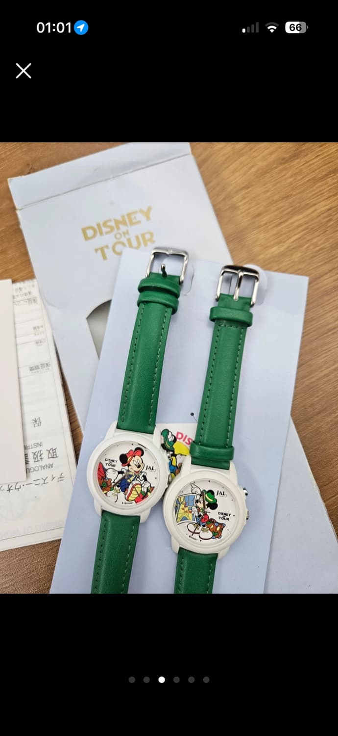 JAL 90s 스와치 Swatch 미키 마우스 세트 디즈니 한정판 상품이미지3