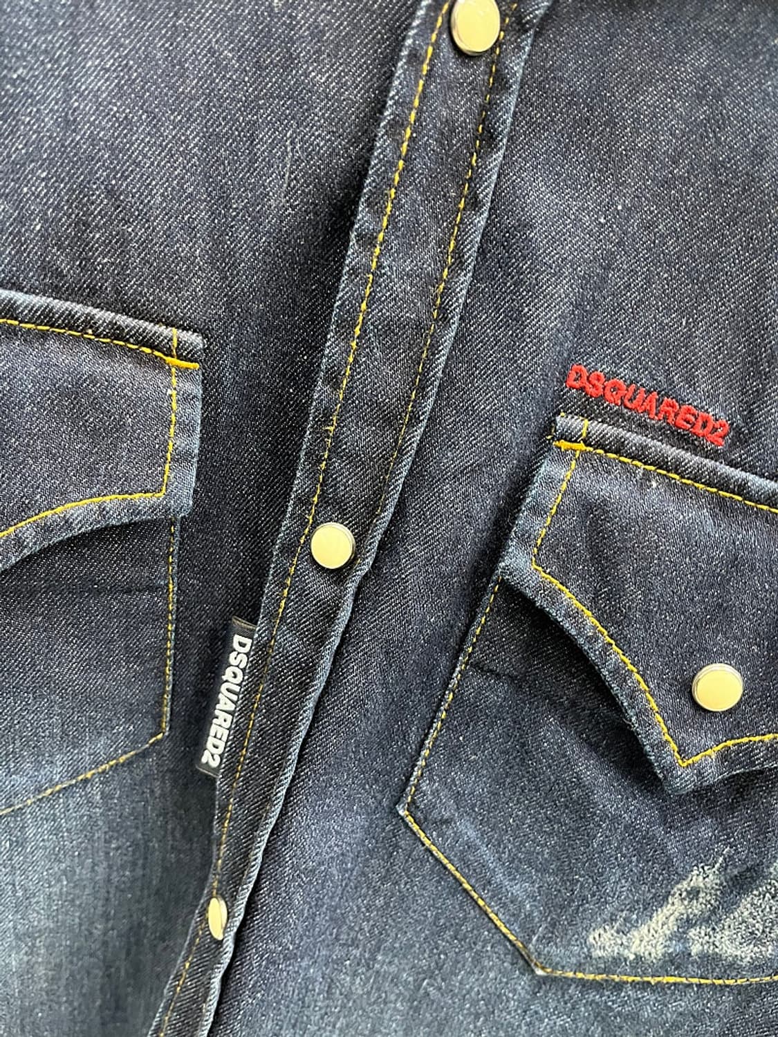95) 디스퀘어드 로고 데님셔츠  상품이미지6