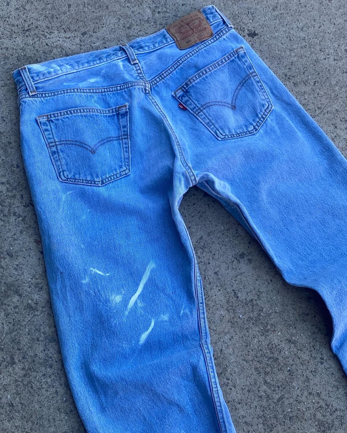 90s Levi's 501 Hard painted  상품이미지5