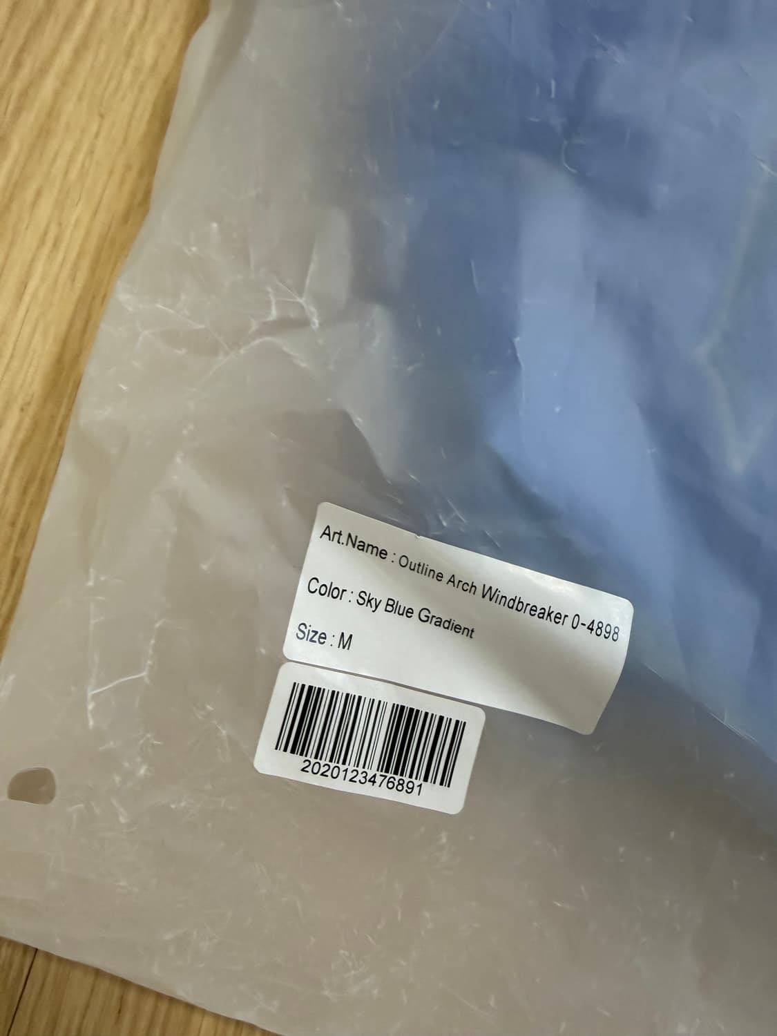 트랩스타 trapstar 아이언게이트 그라데이션 바람막이 상품이미지3