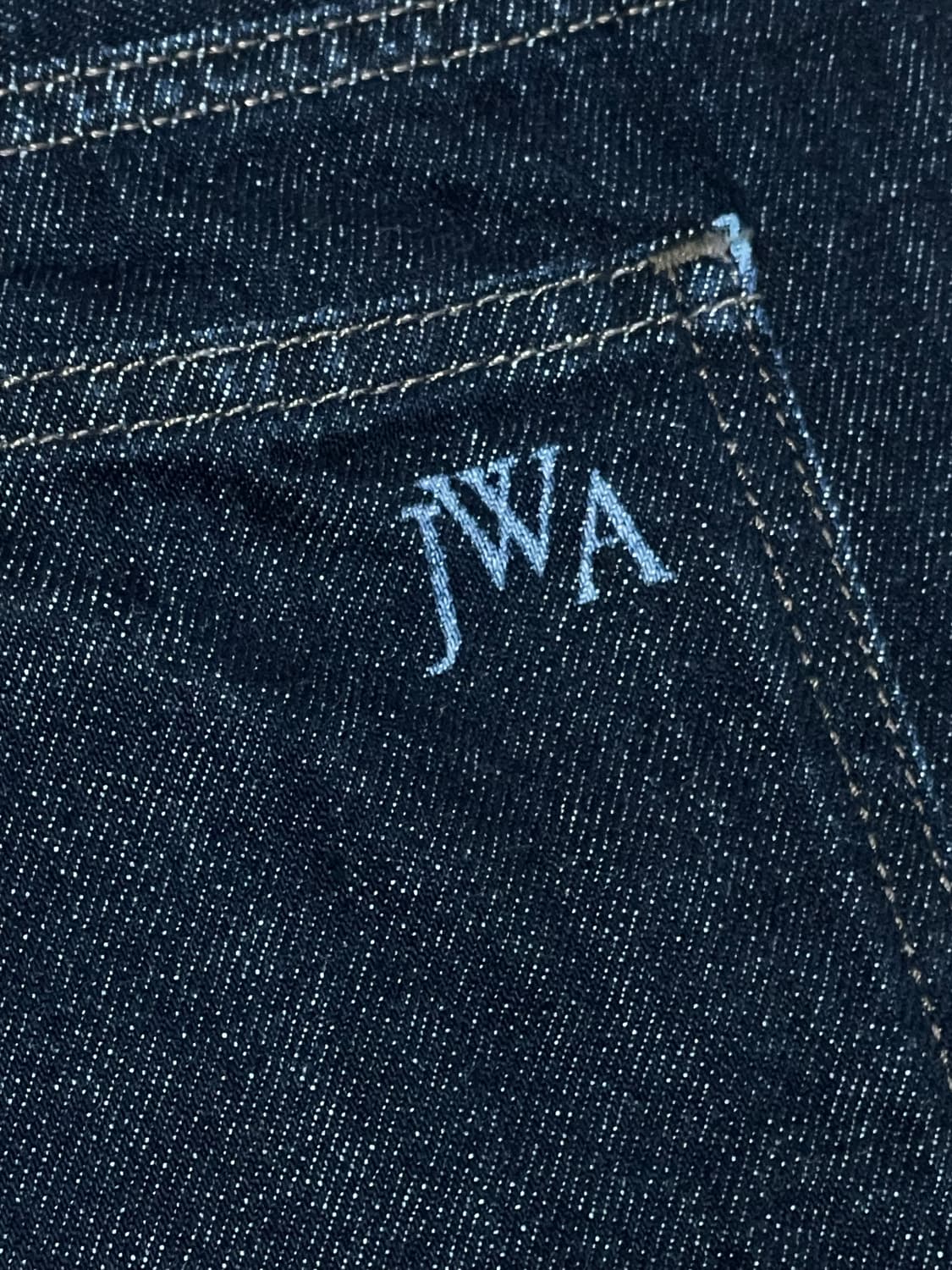 유니클로 JWA 스트레이트 진 미드 블루 상품이미지5