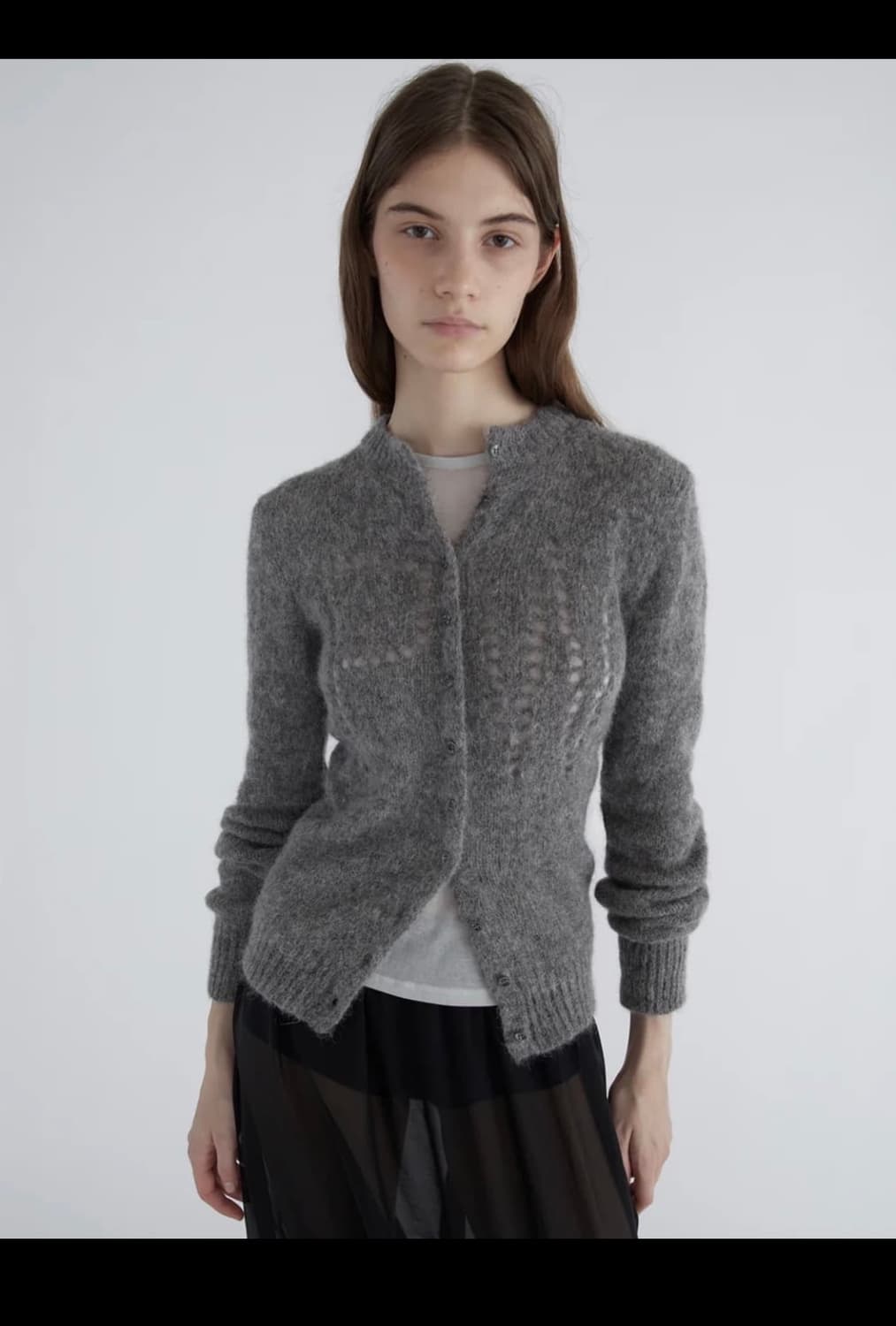 (XS,S,M) 팔로마울 도브 컷아웃 가디건 25FW 상품이미지1