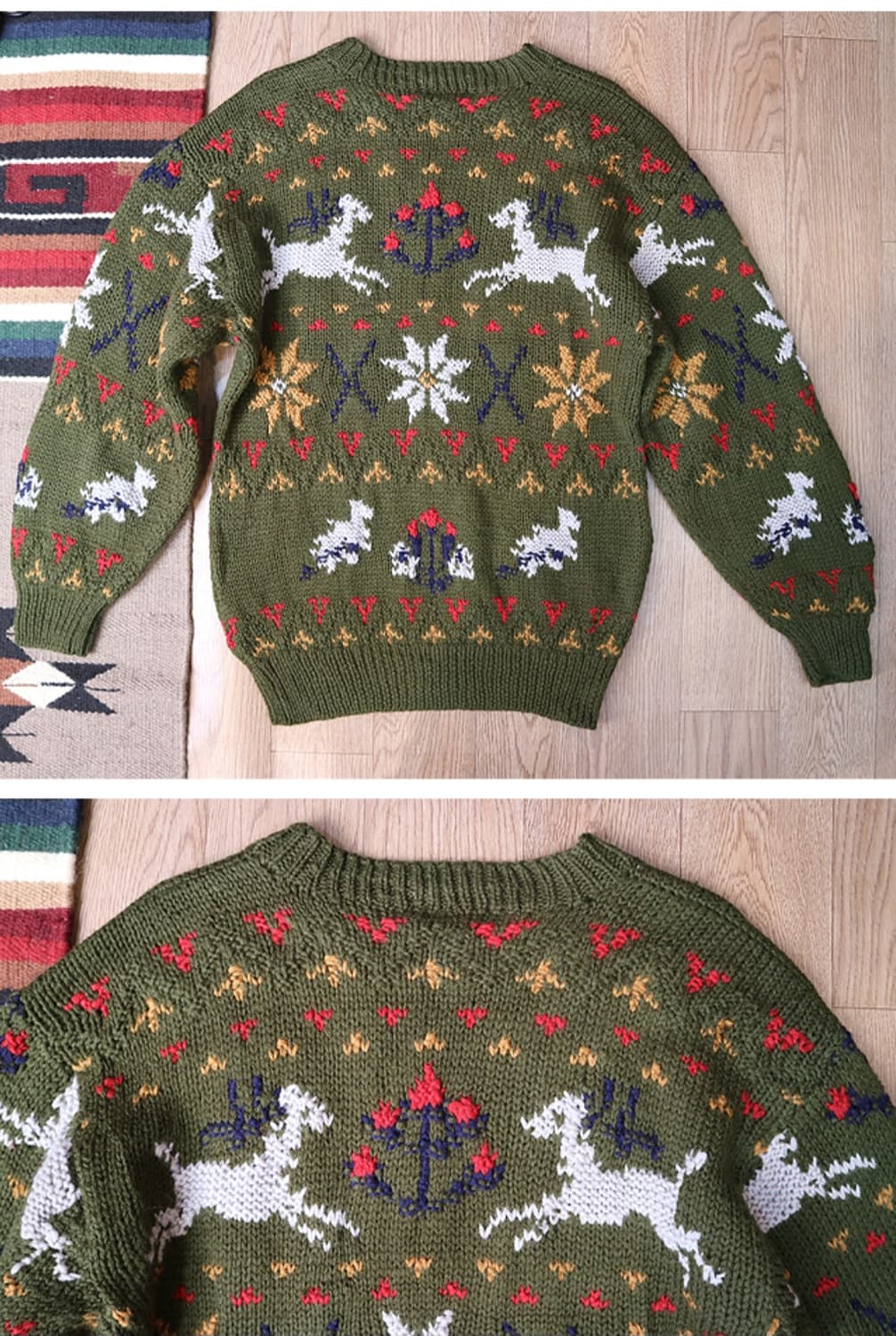 일본판 핸드메이드 울100% 빈티지 스웨터

굿 컨디션  상품이미지6