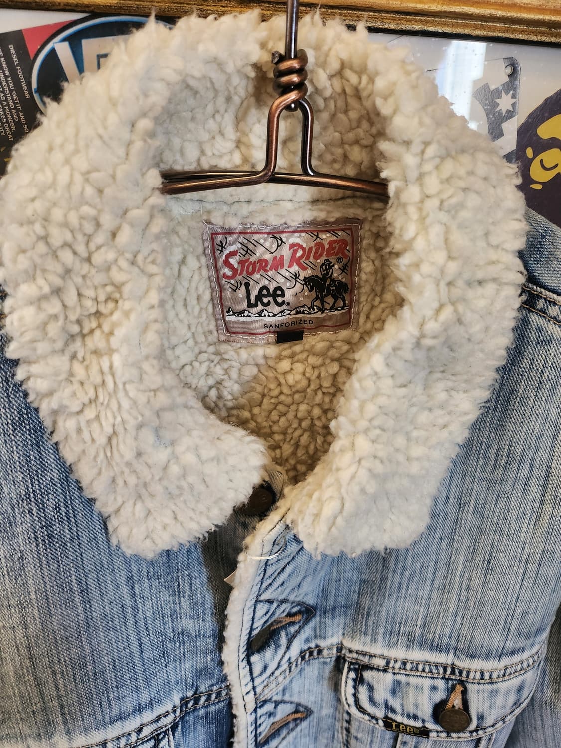 Lee 90’s JAPAN STORM RIDER 데님 쉐르파자켓 상품이미지5