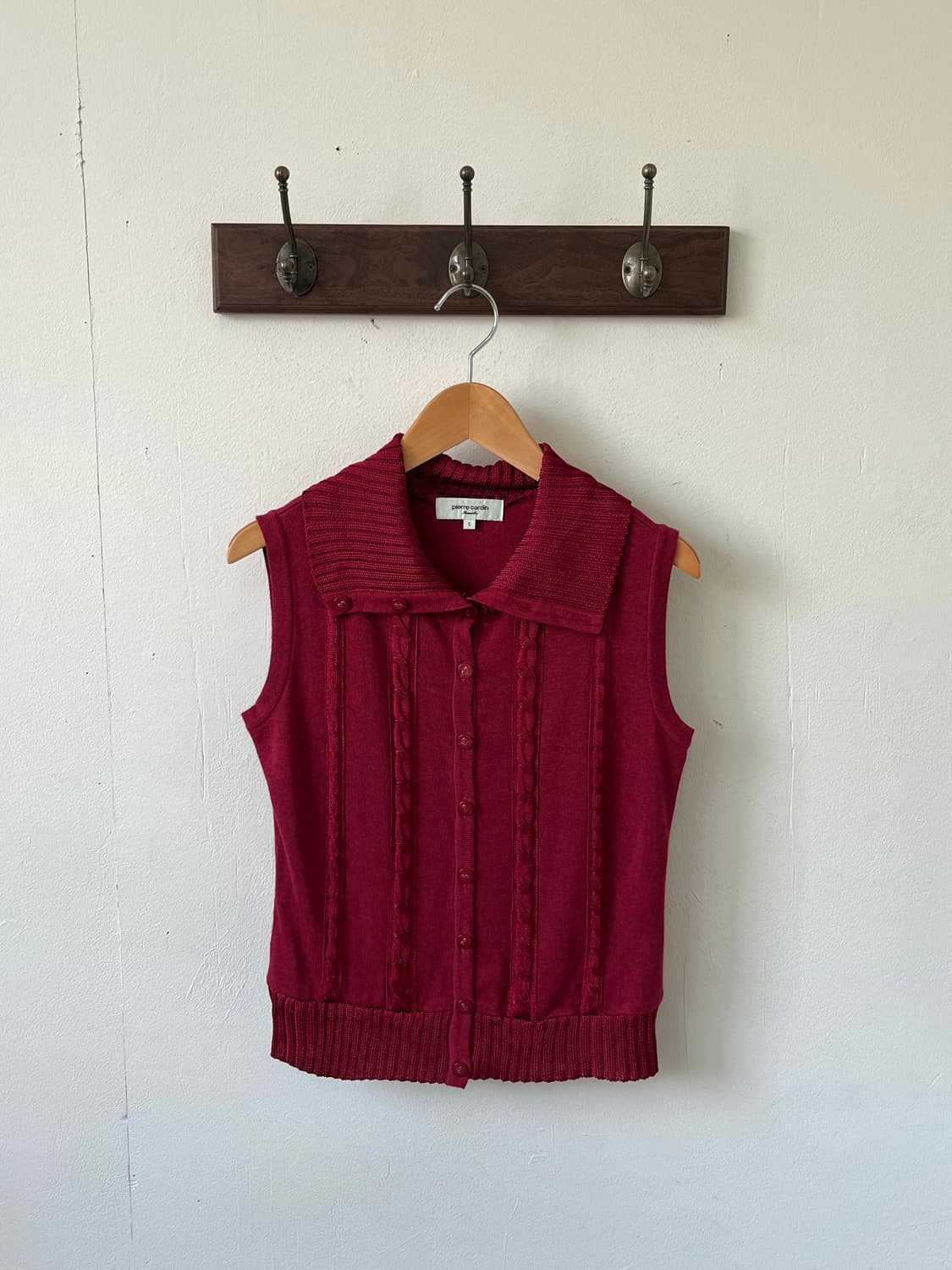 pierre cardin 레드 베스트  상품이미지1