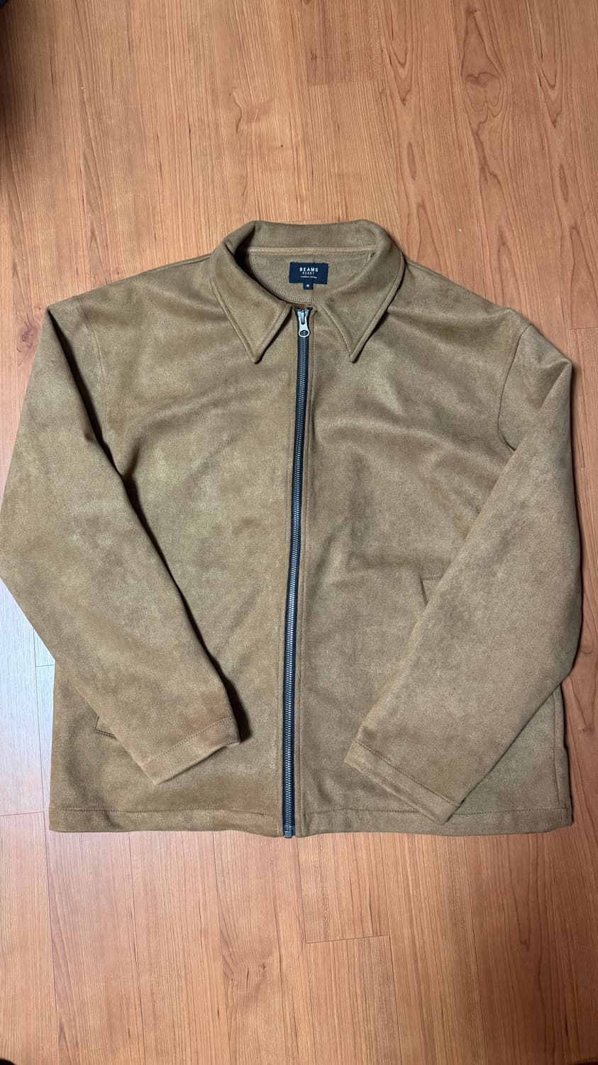 빔즈 하트 스웨이드 집업 자켓 상품이미지1