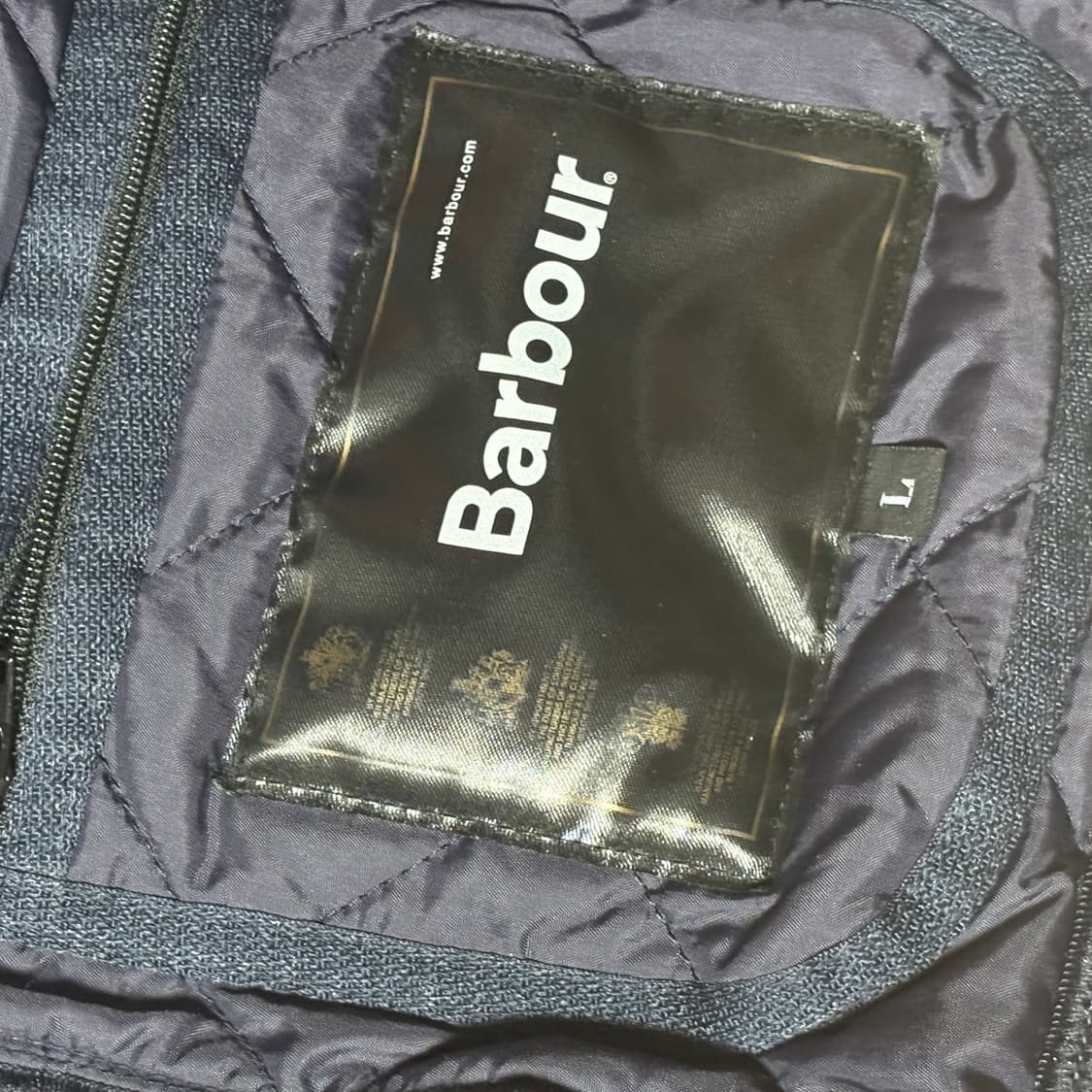 바버 리버스데일 퀼팅자켓 네이비 L 상품이미지6