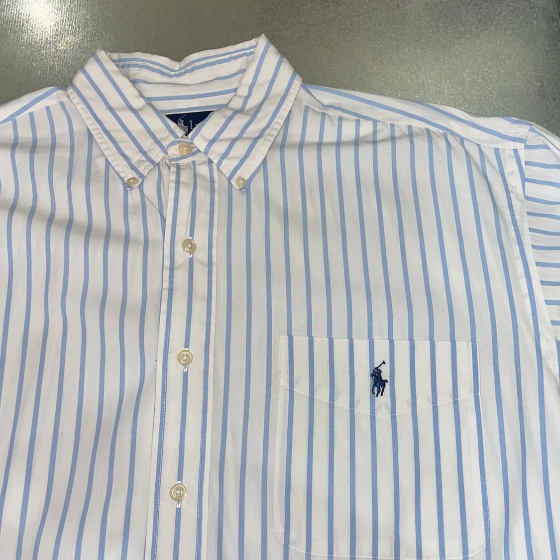 (L) POLO 폴로 랄프로렌 스트라이프 셔츠 블레이크 상품이미지7