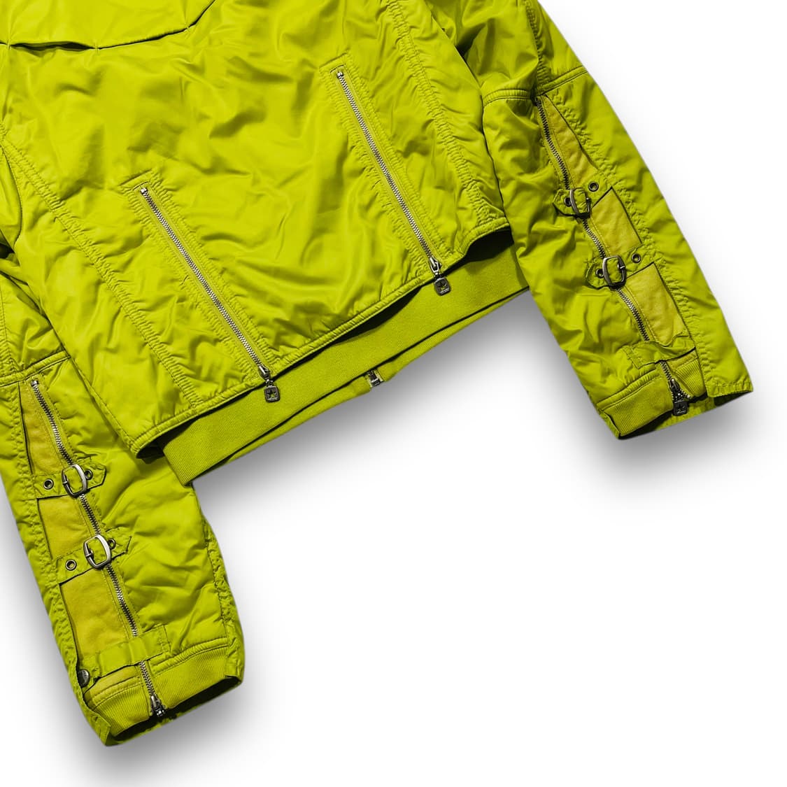 컨버스 y2k 하이틴 본디지 크롭 패디드 자켓 상품이미지5