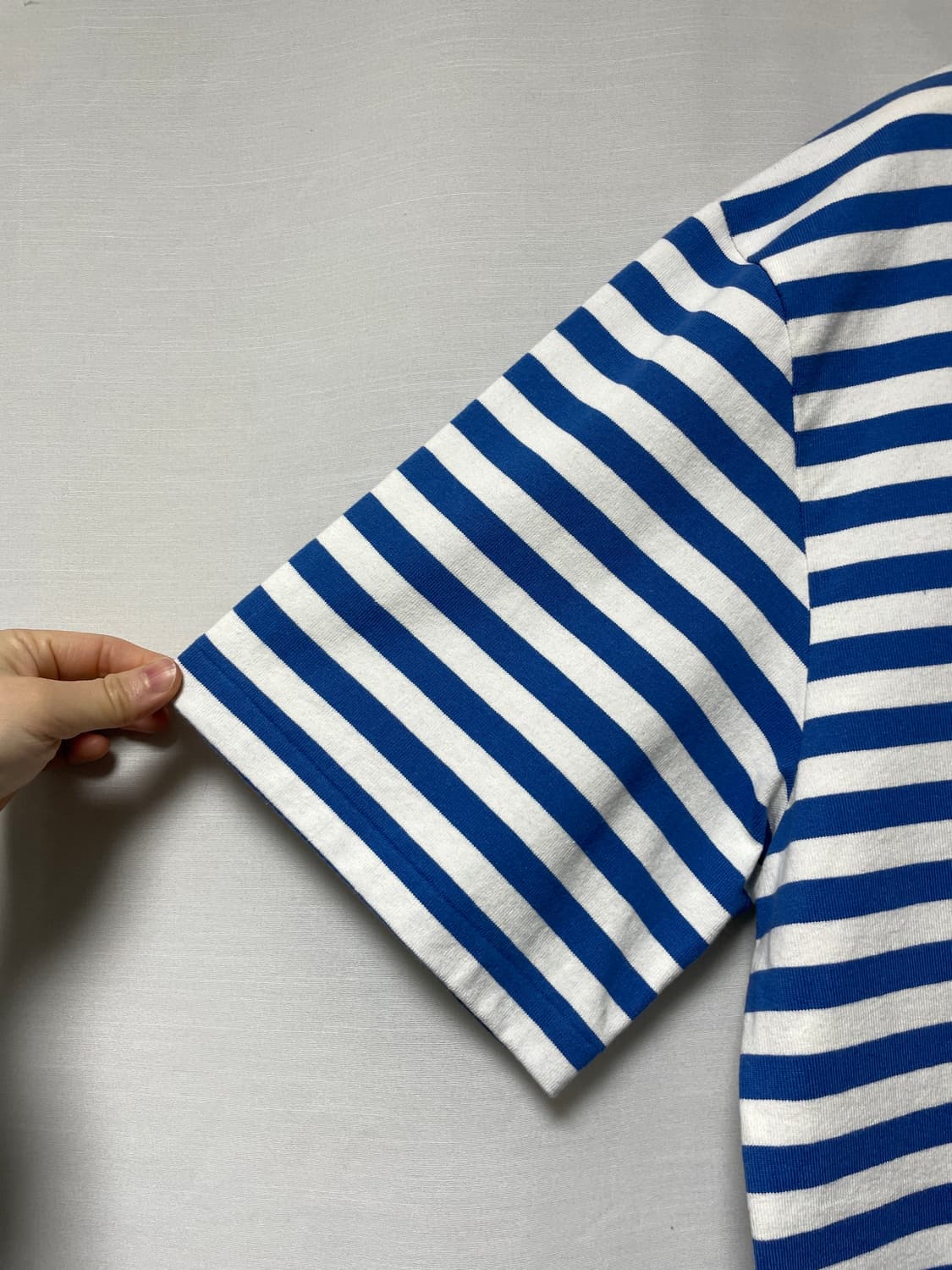 새상품) HAVERSACK 하버색 일본 헤비코튼 스트라이프 아메카지 반팔 상품이미지3