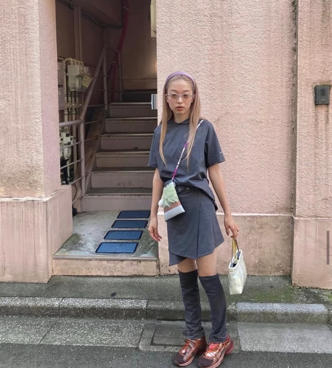 지초이 22-004 랩스커트 상품이미지1