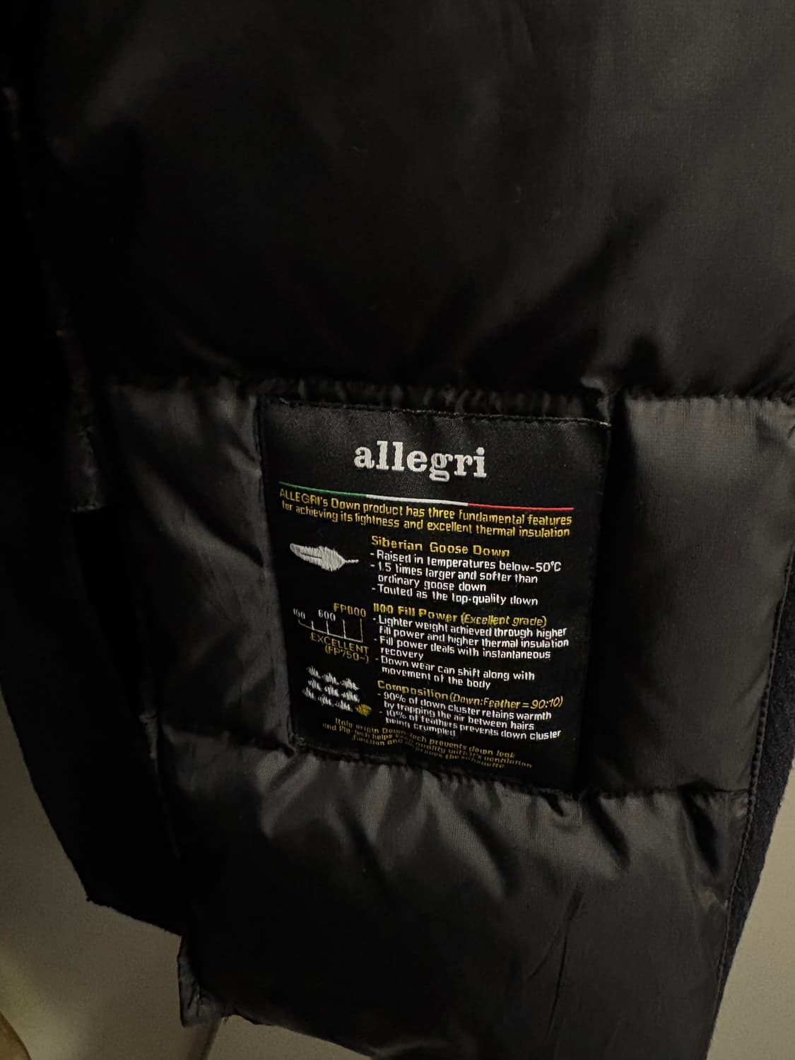 알레그리 울 캐시 코트 (하이넥 가디건 탈부착,구스다운 라이너) 상품이미지5