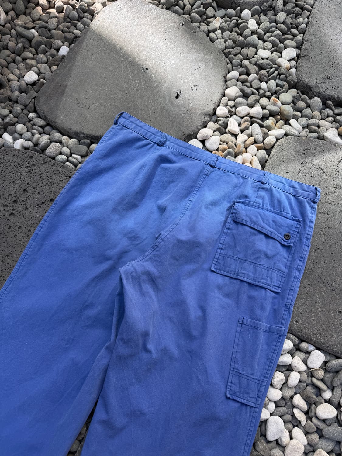 1980s FADED BLUE WIDE LEG 카펜터 프렌치워크팬츠 상품이미지9