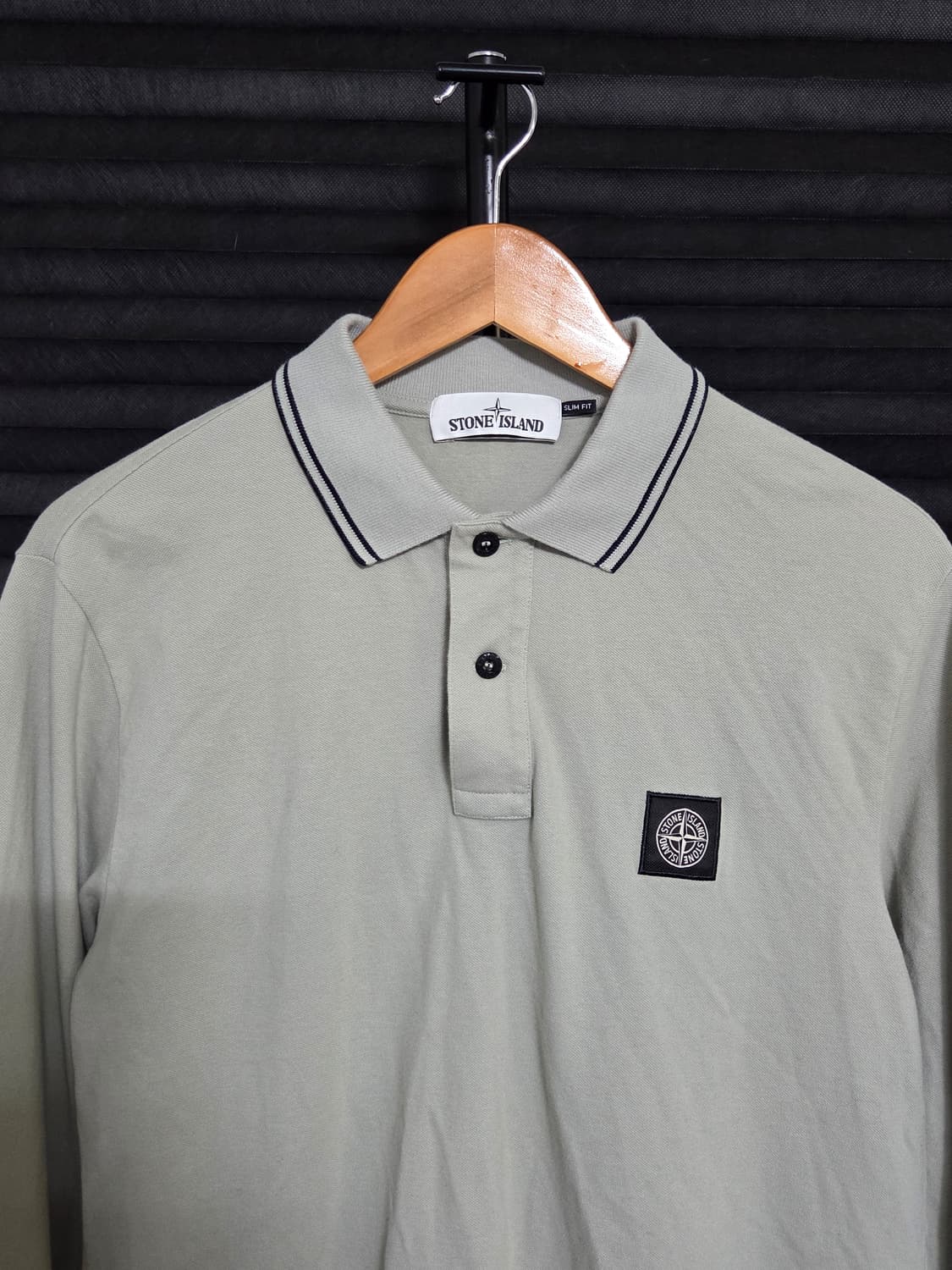 (정품) [스톤아일랜드] 컴퍼스 로고 패치 폴로 셔츠 | 00031 상품이미지2