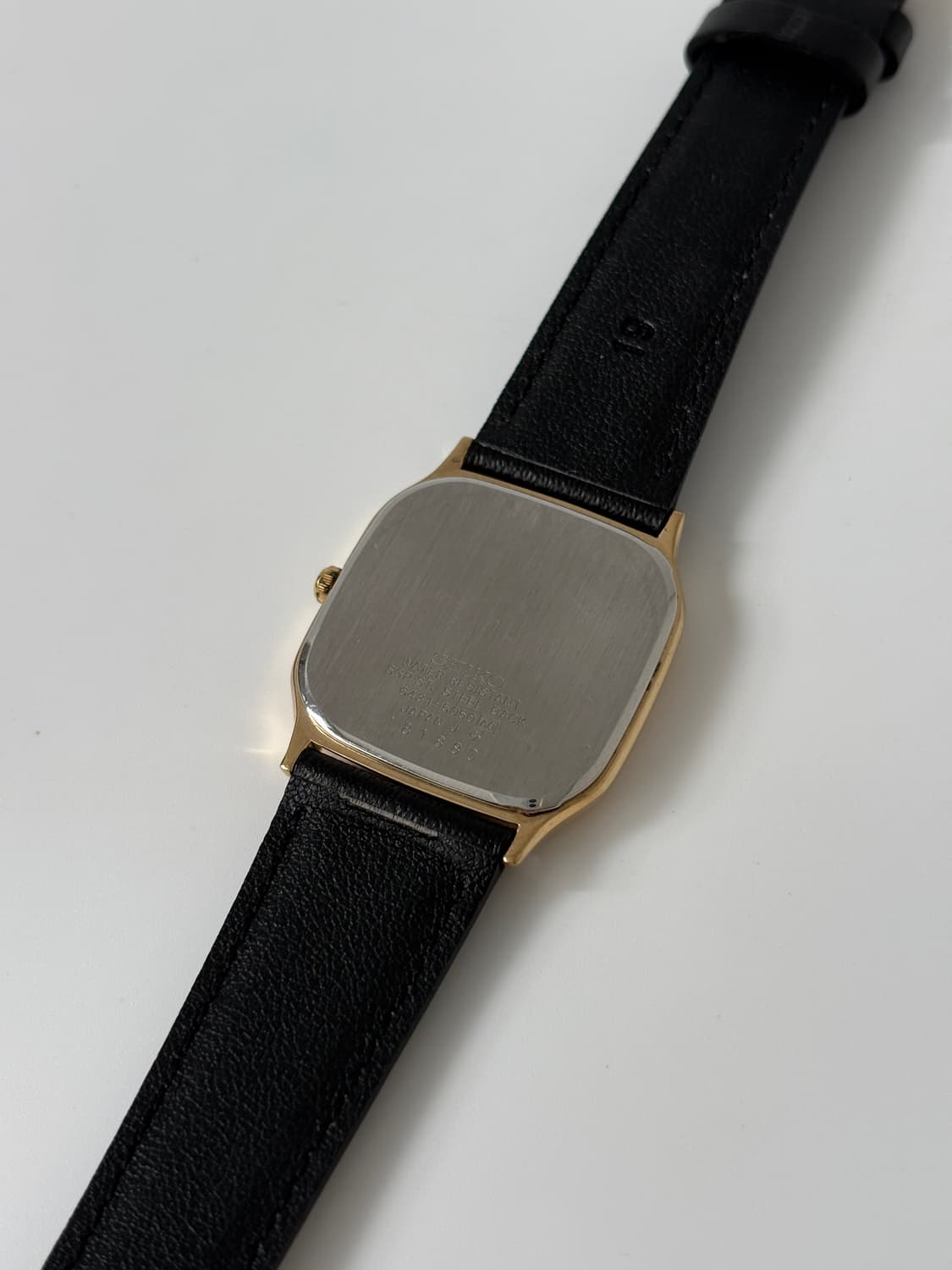 1980s Chariot Gold Square Quartz 상품이미지8