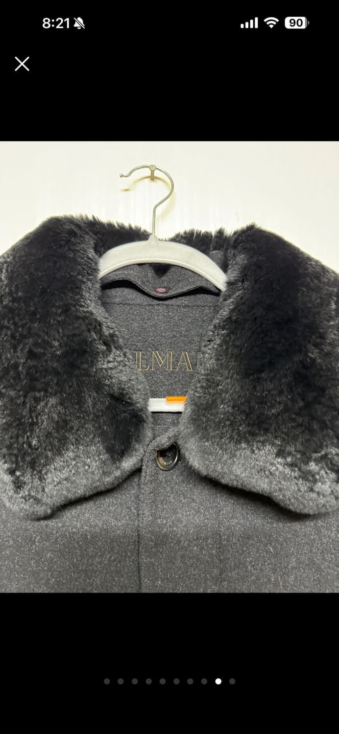 발망 토끼모피 코트 상품이미지4