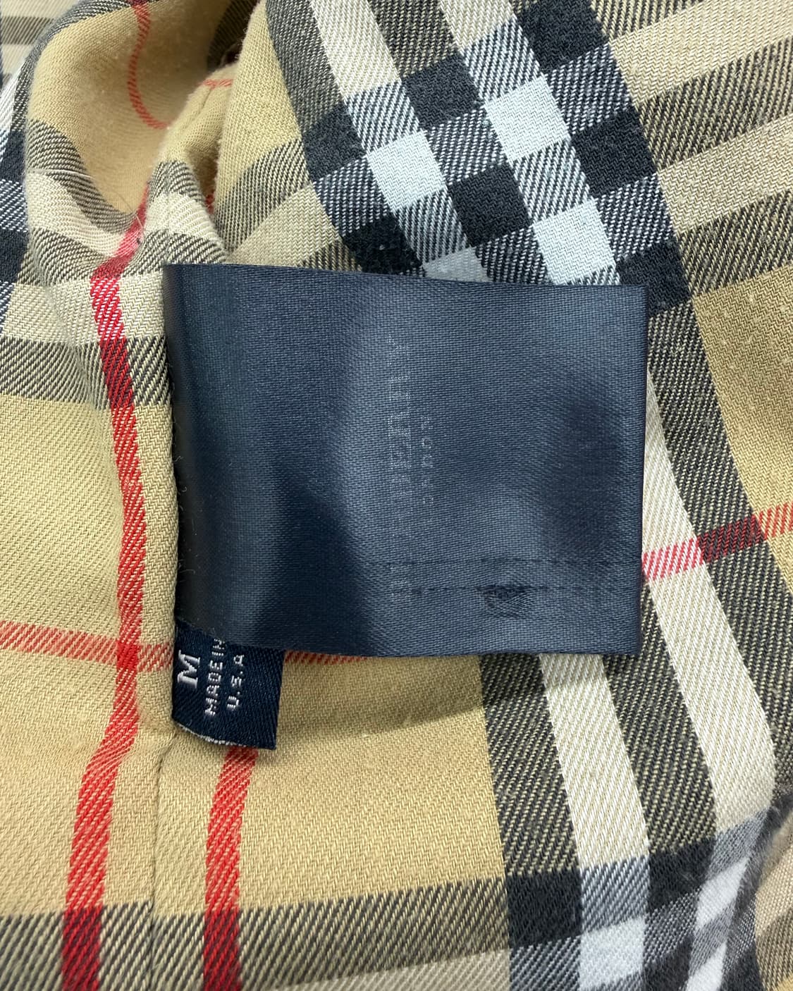 버버리 00s 노바체크 코튼 스윙 자켓 상품이미지6