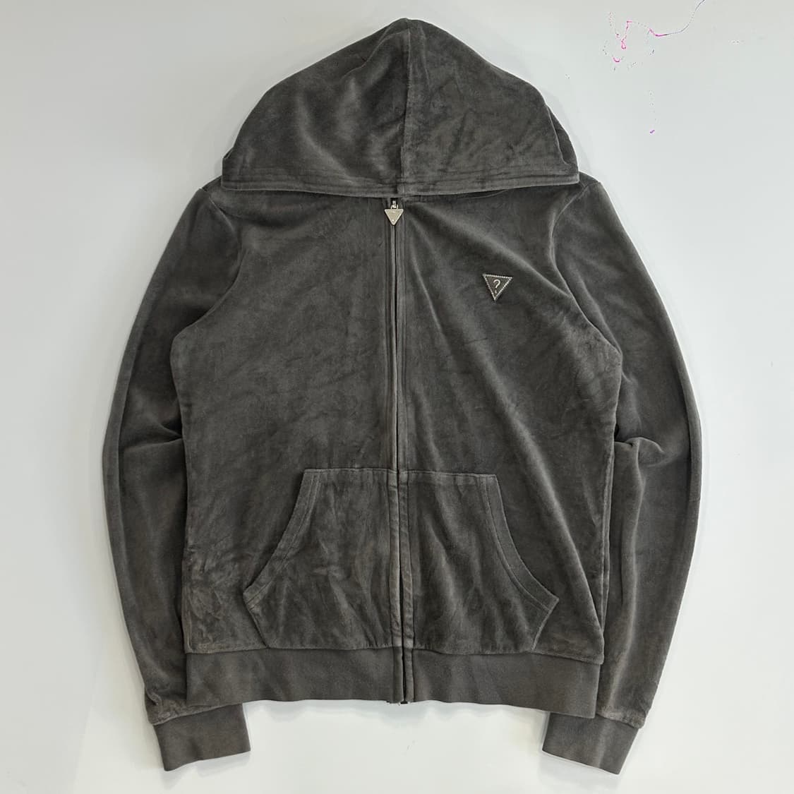 Guess  게스 백포인트 큐빅벨벳 후드집업 상품이미지3