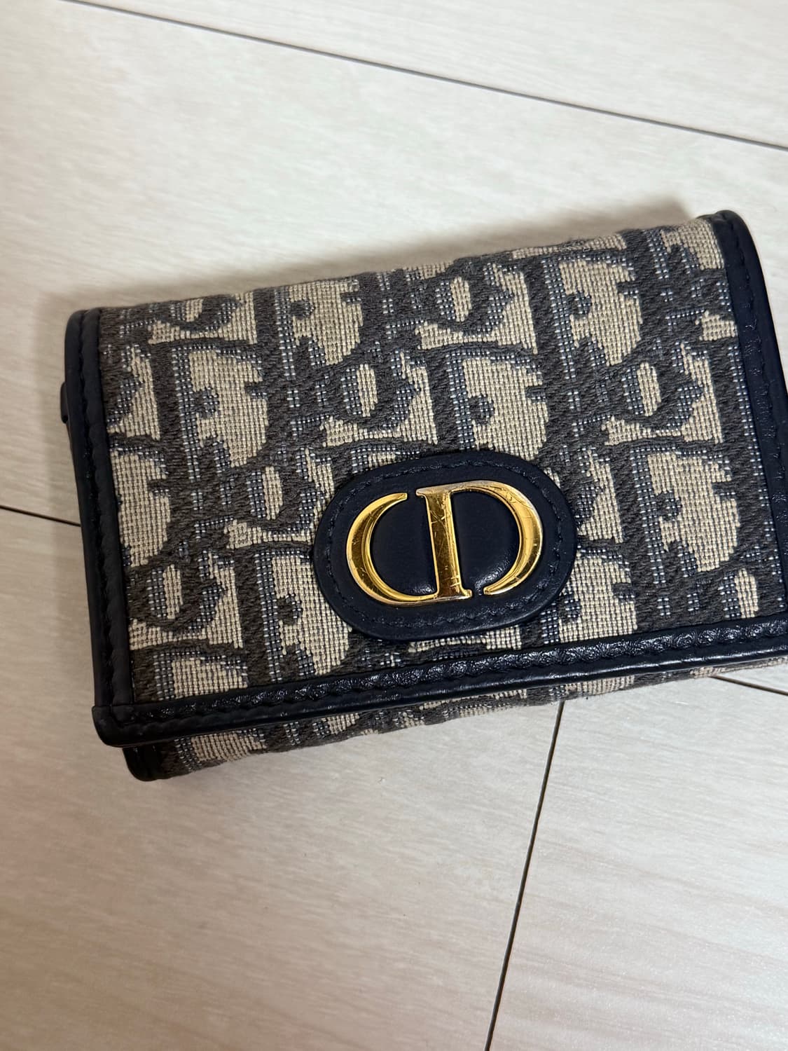 디올 오블리크 글리신 반지갑 정품  상품이미지1