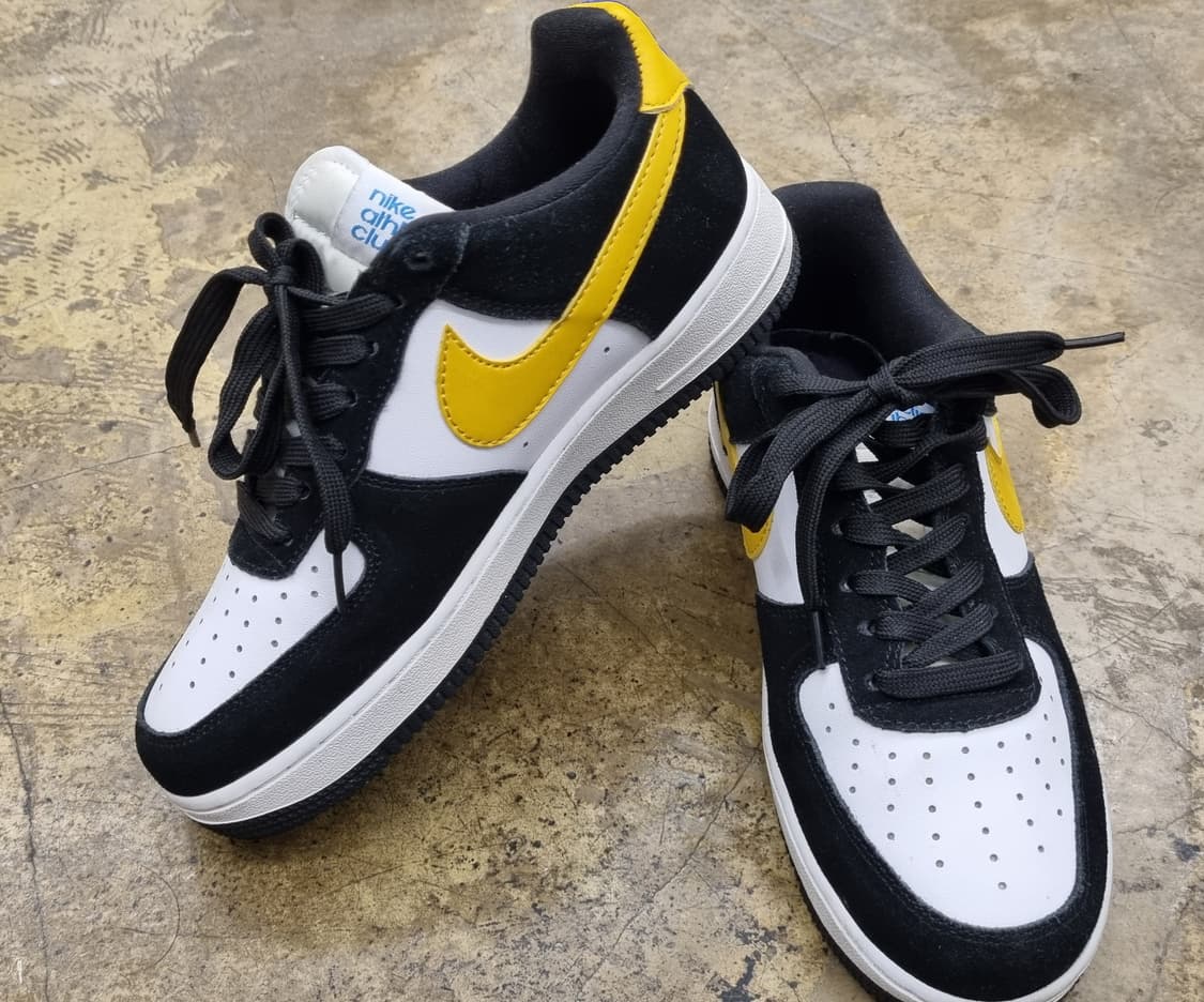 나이키 에어 포스 1 로우 '애슬레틱 클럽' (검/노) 상품이미지1