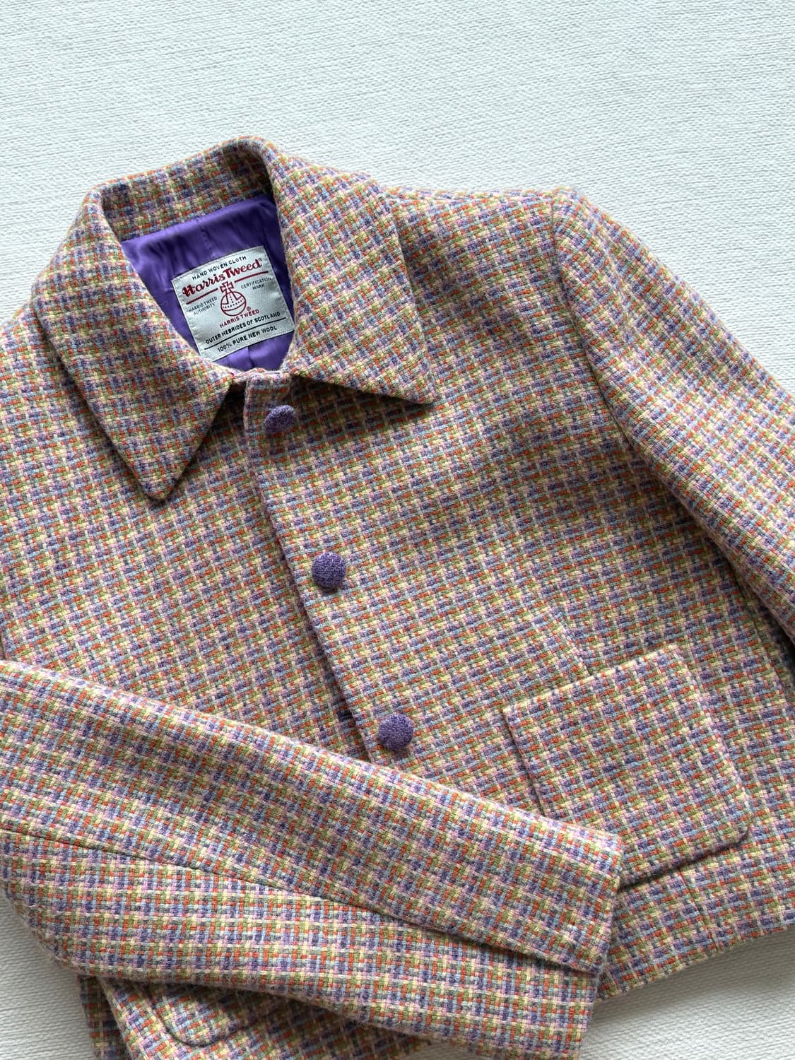 비핀드 해리스 트위드 크롭 자켓 상품이미지1