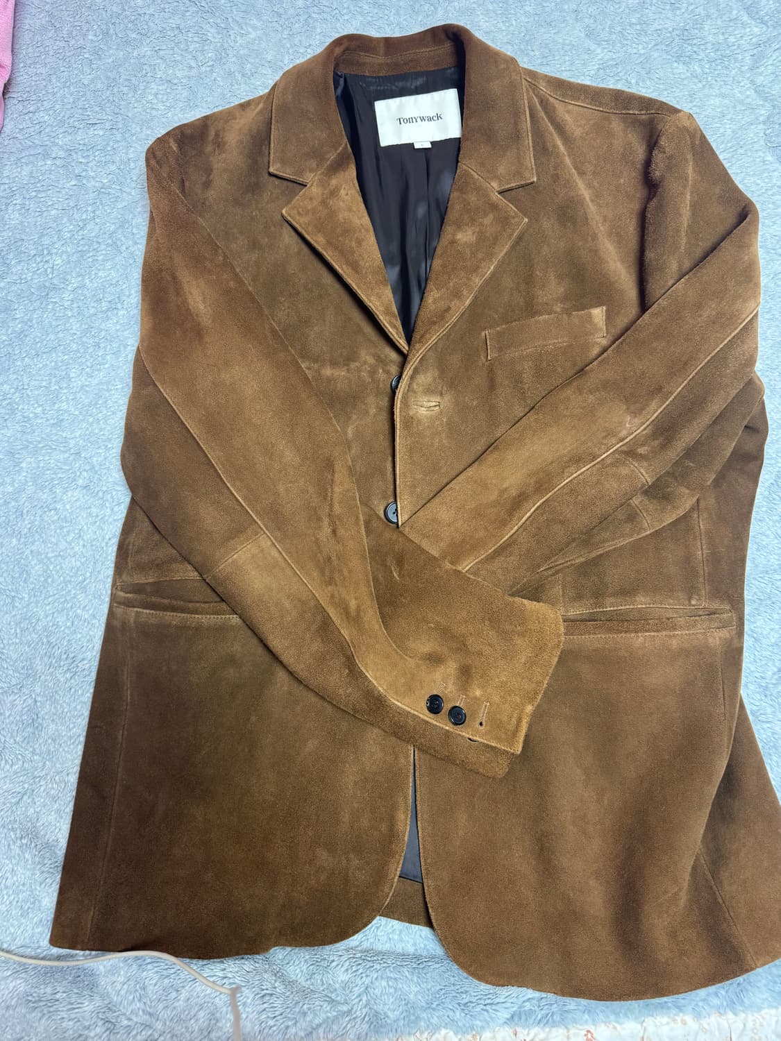 토니웩 스웨이드 블레이저 자켓L 상품이미지3